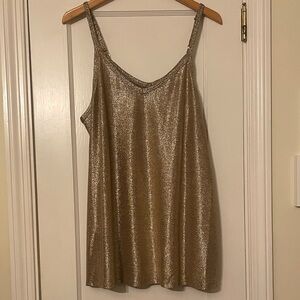 Torrid Metallic Bronze Top